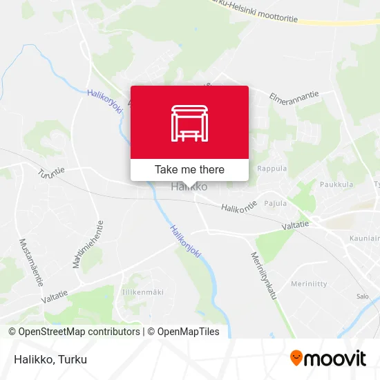 Halikko map