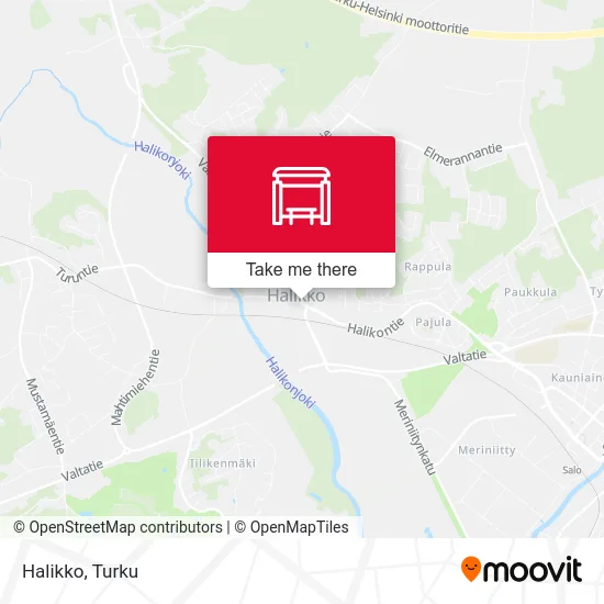Halikko map