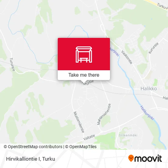 Hirvikalliontie I map