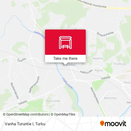 Vanha Turuntie I map