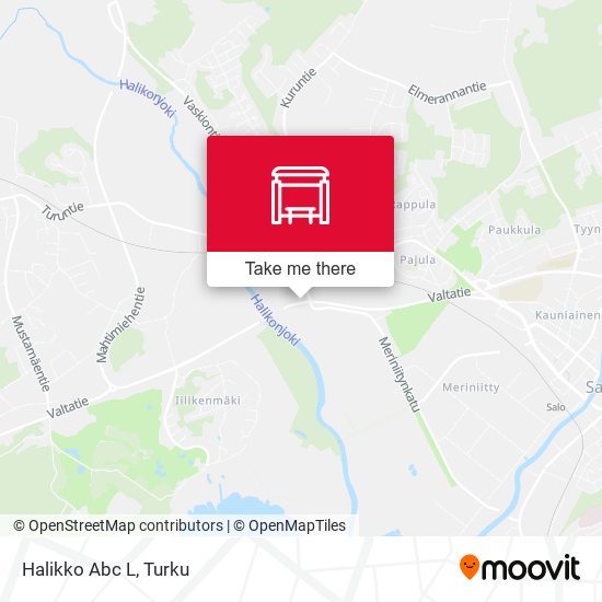 Halikko Abc L map