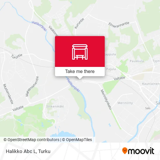 Halikko Abc L map