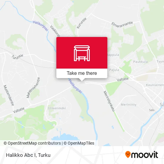 Halikko Abc I map