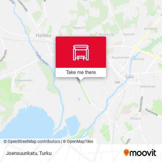 Joensuunkatu map