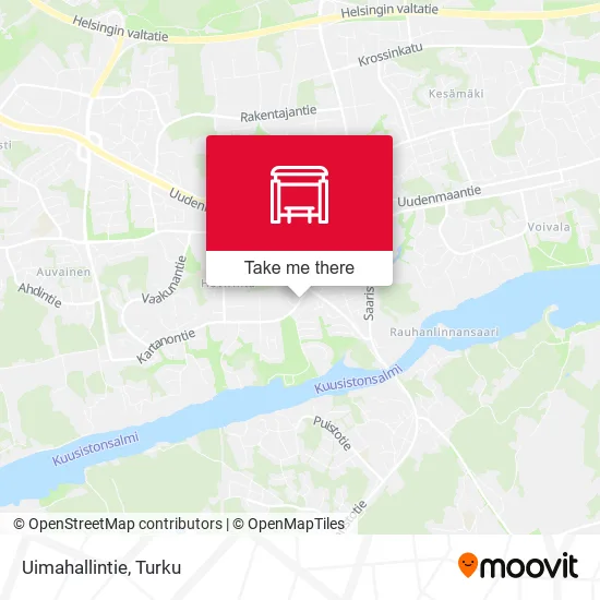 Uimahallintie map