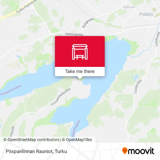 Piispanlinnan Rauniot map