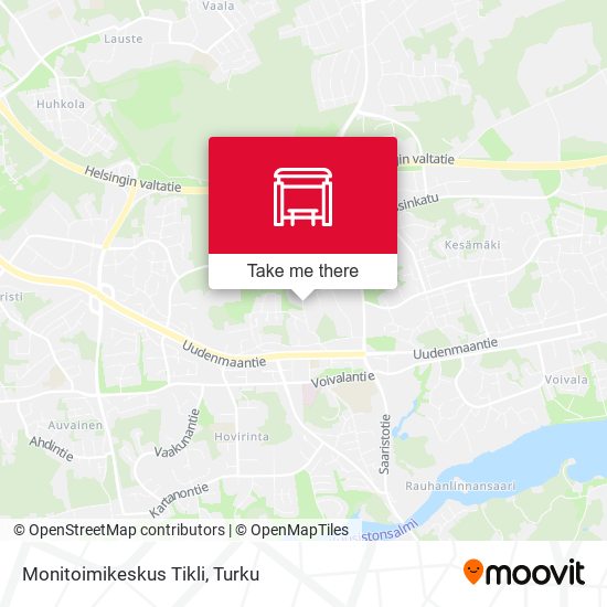 Monitoimikeskus Tikli map