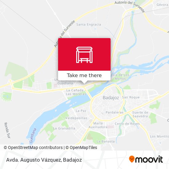 Avda. Augusto Vázquez map