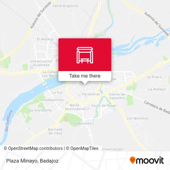 Plaza Minayo map