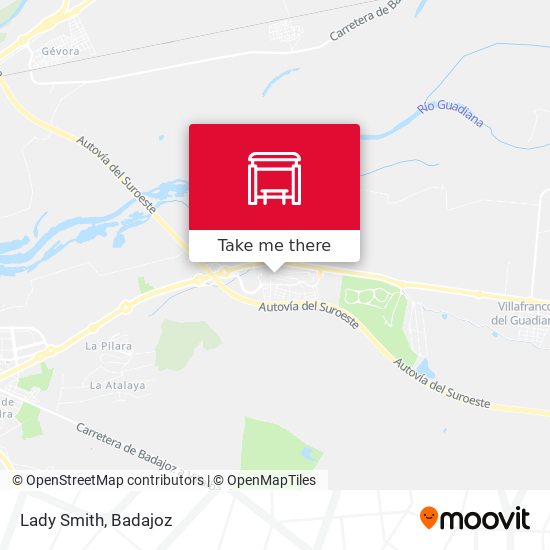 Lady Smith map