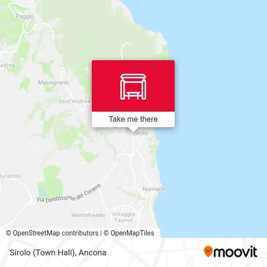 Sirolo (Town Hall) map