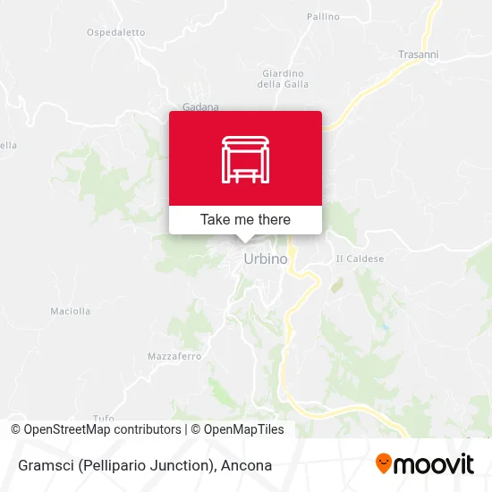 Gramsci (Pellipario Junction) map