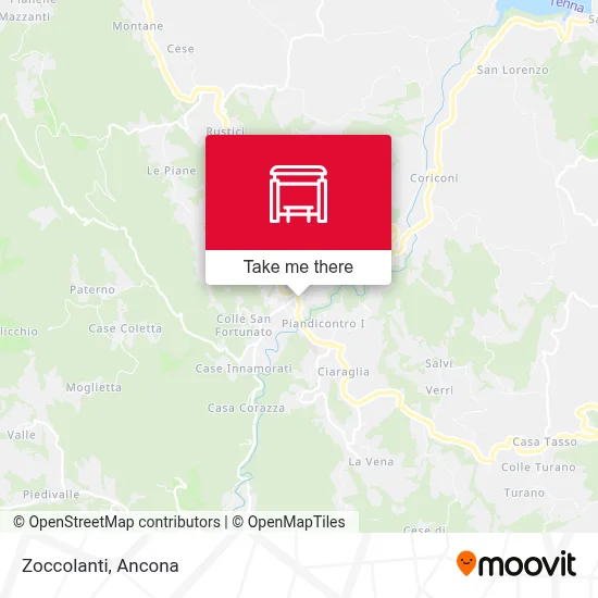 Zoccolanti map