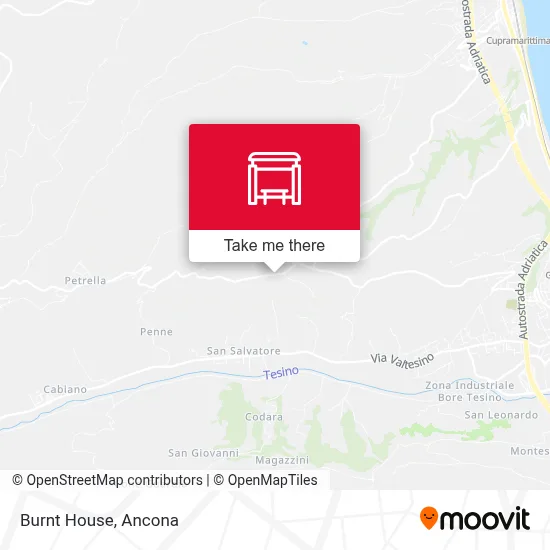 Burnt House map