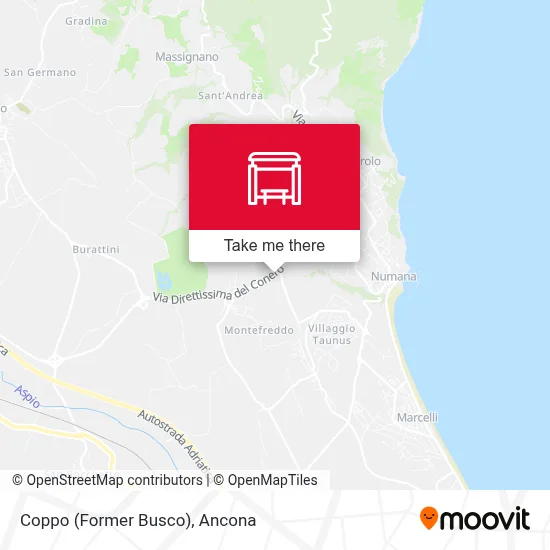 Coppo (Former Busco) map