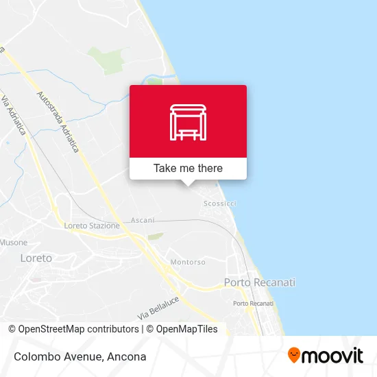Colombo Avenue map