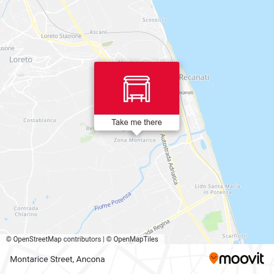 Montarice Street map