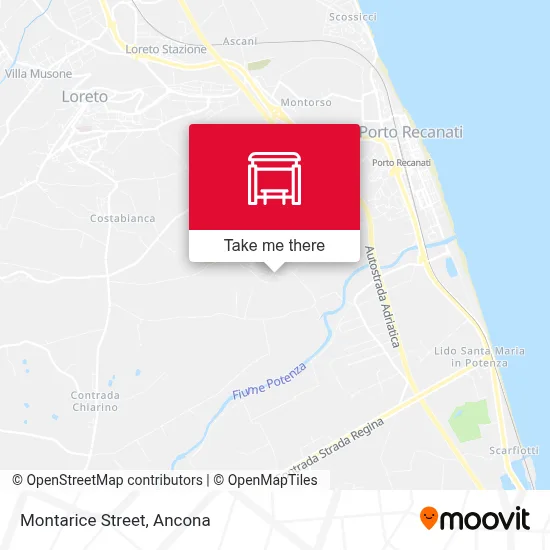 Montarice Street map