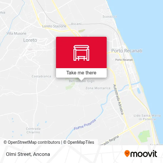 Olmi Street map