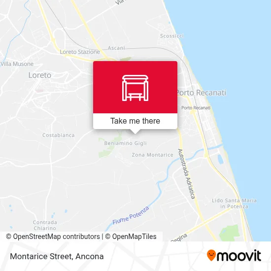 Montarice Street map