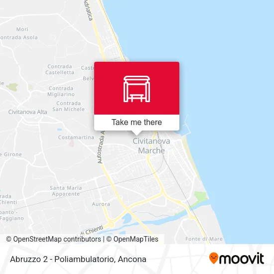 Abruzzo 2 - Poliambulatorio map
