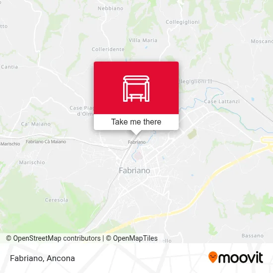 Fabriano map
