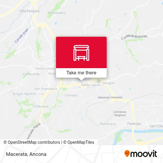Macerata map