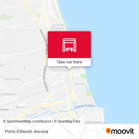 Porto D'Ascoli map