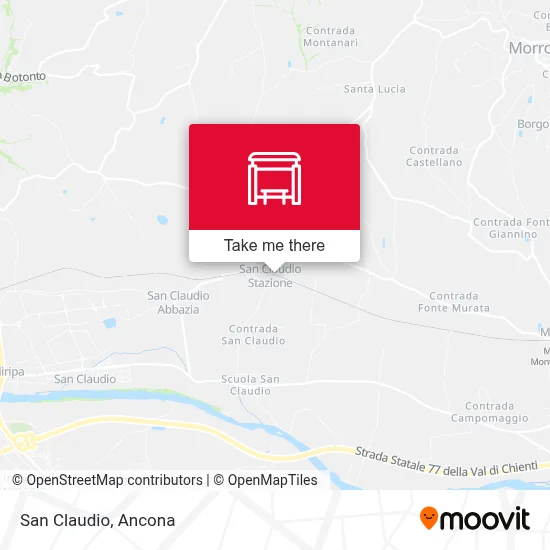 San Claudio map