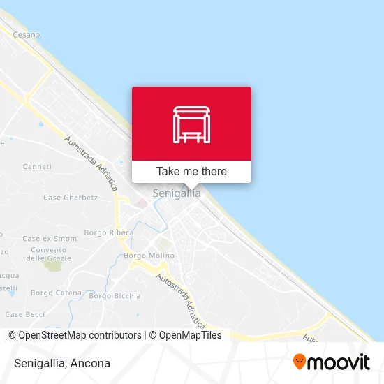 Senigallia map