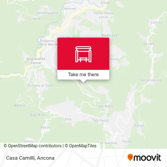Casa Camilli map