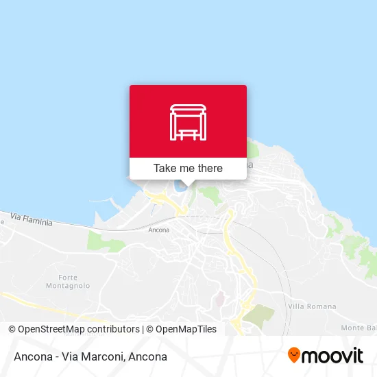 Ancona - Via Marconi map