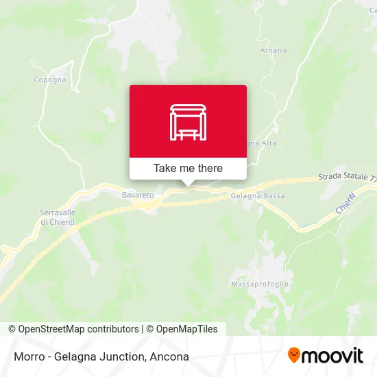Morro - Gelagna Junction map