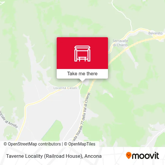 Taverne Locality (Railroad House) map