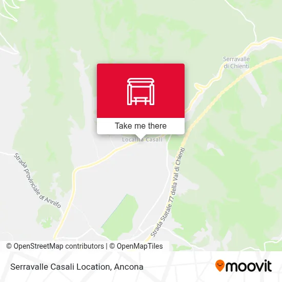 Serravalle Casali Location map