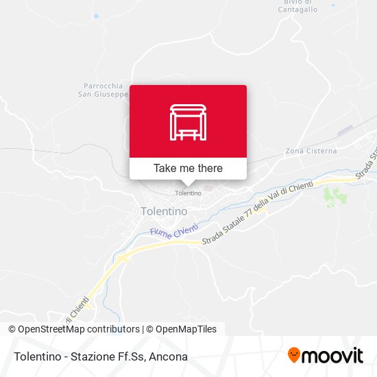 Tolentino - Stazione Ff.Ss map