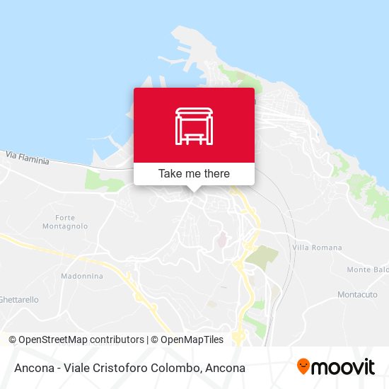 Ancona - Viale Cristoforo Colombo map