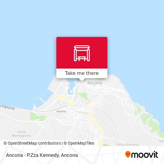 Ancona - P.Zza Kennedy map