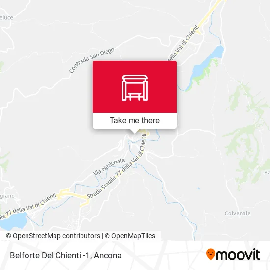 Belforte Del Chienti -1 map