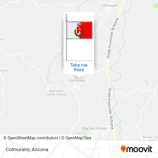 Colmurano map