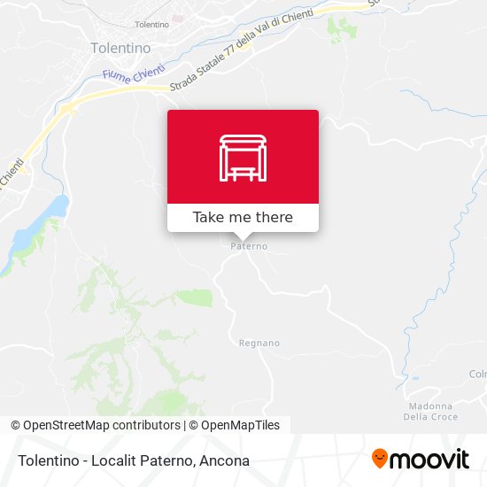 Tolentino - Localit Paterno map