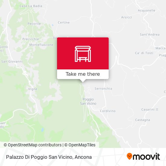Palazzo Di Poggio San Vicino map