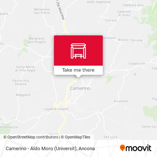 Camerino - Aldo Moro (Universit) map