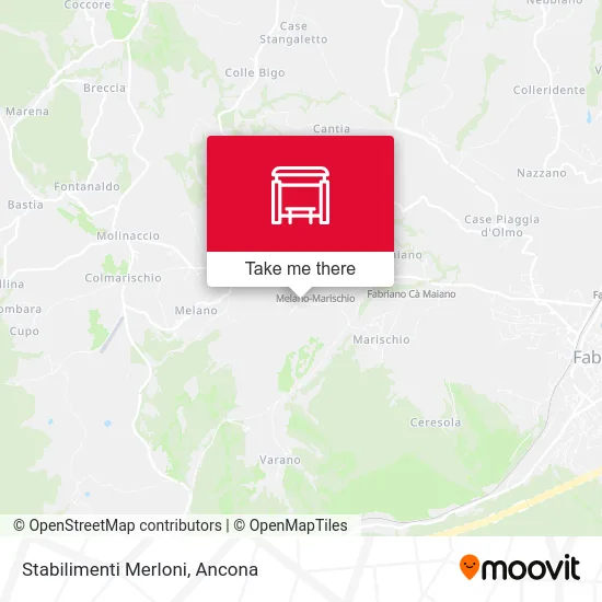 Stabilimenti Merloni map