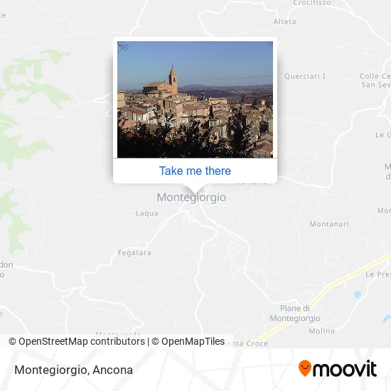 Montegiorgio map