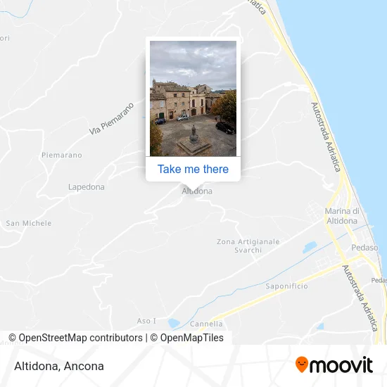 Altidona map