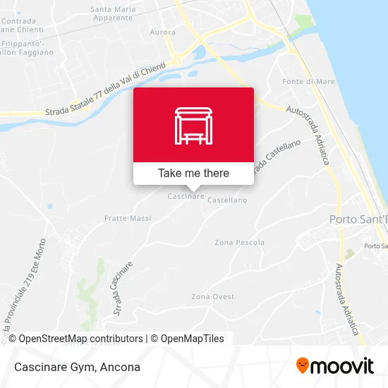 Cascinare Gym map