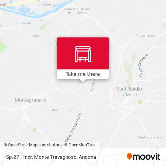 Sp.27 - Incr. Monte Travaglioso map