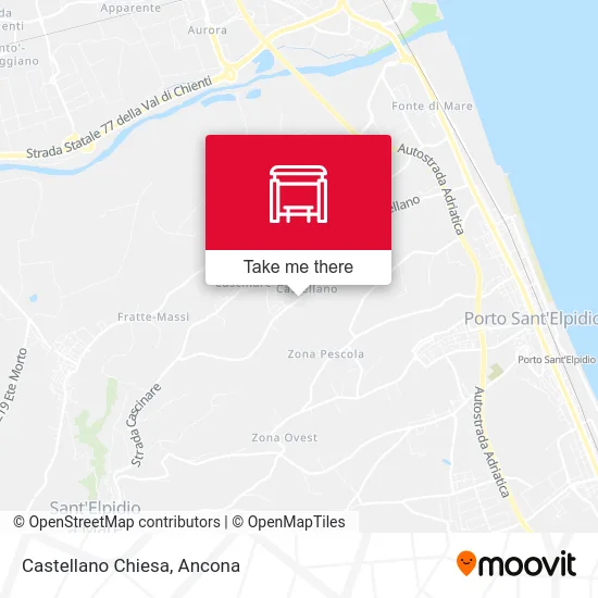 Castellano Church map