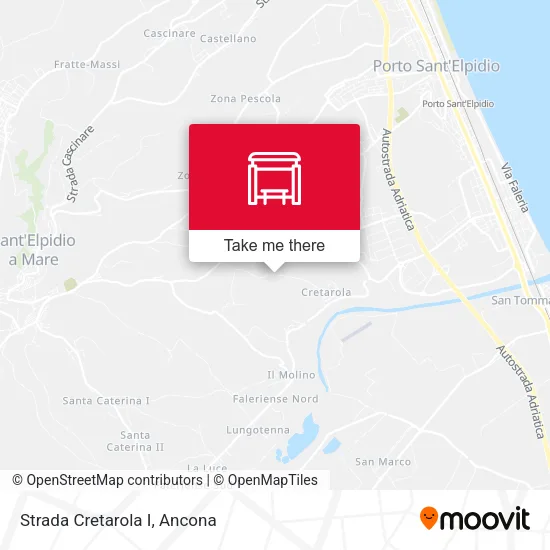 Strada Cretarola I map